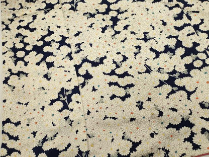 平和屋着物■上質な小紋　草花文　正絹　逸品　DABI0812cd
