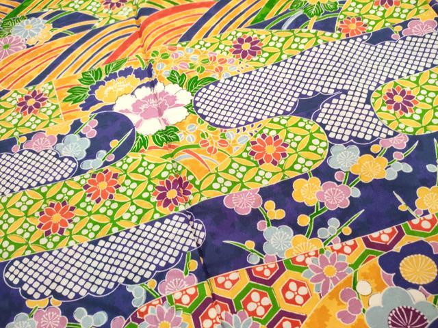 平和屋着物■訪問着　エ霞吉祥花文　正絹　逸品　DABI0818cd