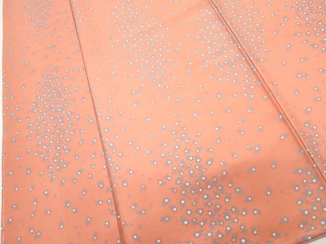 平和屋着物■上質な小紋　小花文　正絹　逸品　未使用　DABI0819cd