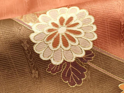 平和屋着物■訪問着　芝草文　金銀彩　正絹　逸品　DABI0826cd