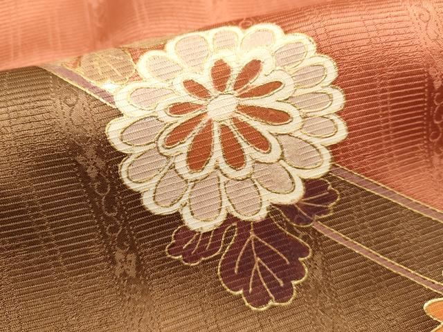 平和屋着物■訪問着　芝草文　金銀彩　正絹　逸品　DABI0826cd