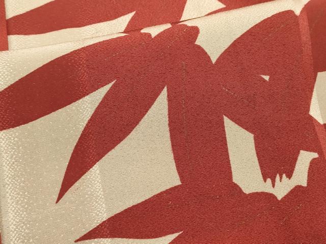 平和屋着物■上質な小紋　笹葉文　暈し染め　金彩　正絹　逸品　DABI0833cd