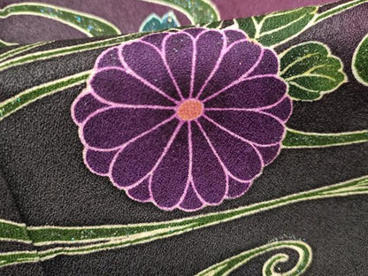 平和屋着物■豪華振袖　駒刺繍　舞梅　舞桜　暈し染め　金彩　正絹　逸品　DABI0842cd
