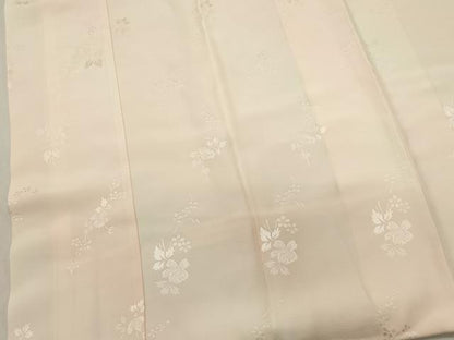 平和屋着物■長襦袢　袷　草花地紋　暈し染め　正絹　逸品　DABI0849cd
