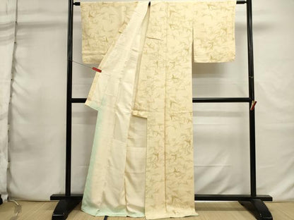 平和屋着物■上質な小紋　飛鶴文　正絹　逸品　DABI0855cd
