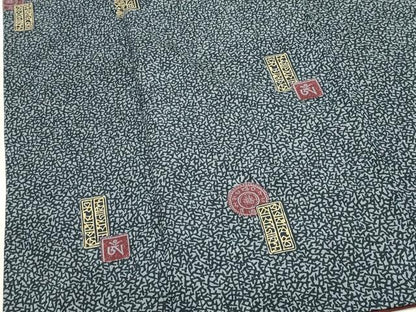 平和屋着物■上質な小紋　抽象文様　正絹　逸品　DABI0880cd