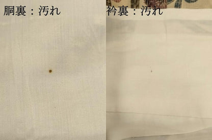 平和屋着物■上質な小紋　花鳥文　正絹　逸品　DABI0884cd