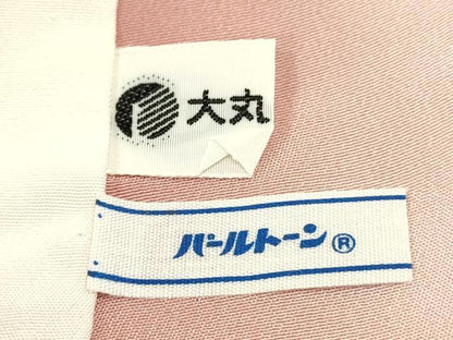平和屋着物■上質な小紋　舞梅文　大丸扱い　正絹　逸品　DABI0888cd