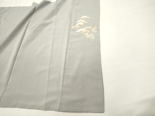 平和屋着物■豪華色留袖　駒刺繍　小舟花文　暈し染め　金彩　正絹　逸品　DABI0896cd