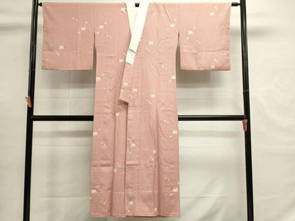 平和屋着物■長襦袢　無双仕立て　器物文様　独楽　賽子　正絹　逸品　DABI0898cd