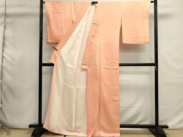 平和屋着物■上質な小紋　青海波地紋　暈し染め　正絹　逸品　DABI0900cd