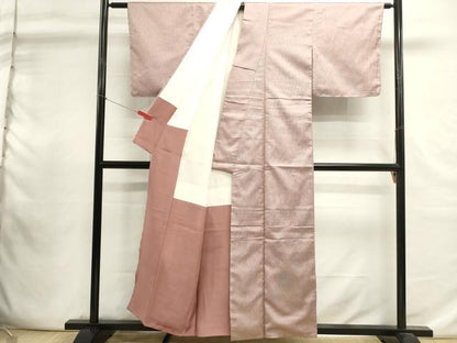 平和屋着物■上質な小紋　抽象文　正絹　逸品　DABI0903cd