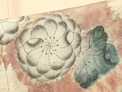 平和屋着物■訪問着　絞り　辻が花　正絹　逸品　DABI0907cd