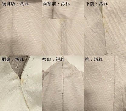 平和屋着物■上質な小紋　枝葉地紋　暈し染め　正絹　逸品　DABI0911cd