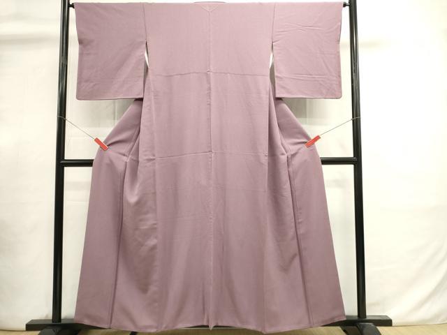 平和屋着物■上質な色無地　紅藤色　正絹　逸品　DABI0924cd