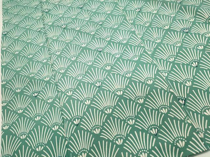 平和屋着物■上質な小紋　松葉青海波　正絹　逸品　DABI0932cd
