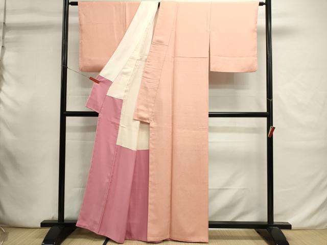 平和屋着物■上質な小紋　霞文　正絹　逸品　DABI0937cd