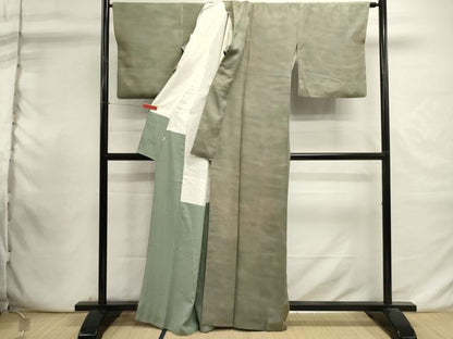 平和屋着物■虹色創家　本郷大田子　小紋　霞文　暈し染め　小田急百貨店扱い　正絹　逸品　DABI0940cd