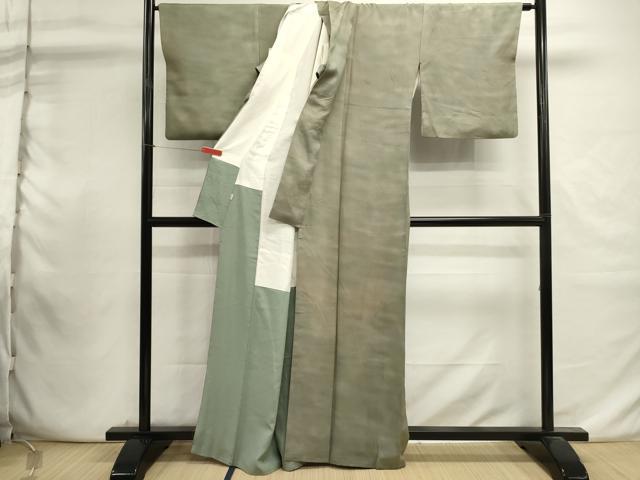 平和屋着物■虹色創家　本郷大田子　小紋　霞文　暈し染め　小田急百貨店扱い　正絹　逸品　DABI0940cd