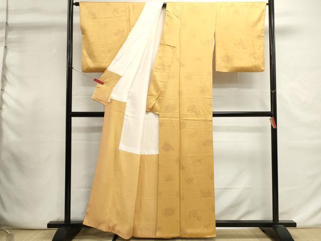 平和屋着物■上質な小紋　舞梅文　正絹　逸品　DABI0946cd