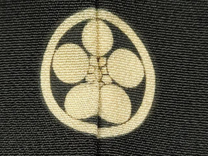 平和屋着物■豪華黒留袖　総刺繍　御所車花文　枝松文　金銀糸　正絹　逸品　DABI0948cd