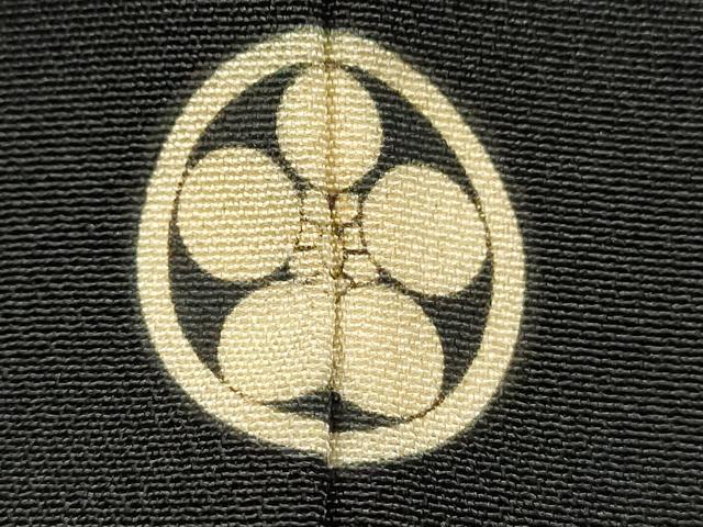 平和屋着物■豪華黒留袖　総刺繍　御所車花文　枝松文　金銀糸　正絹　逸品　DABI0948cd