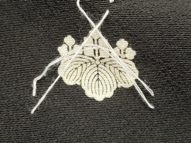 平和屋着物■豪華黒留袖　刺繍　萬壽染　鳳凰花文　金銀彩　正絹　逸品　DABI0949cd