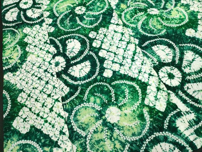 平和屋着物∴夏物　浴衣　有松鳴海絞り　花繋ぎ　綿　逸品　DABI0971cd