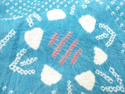 平和屋着物∴夏物　浴衣　有松鳴海絞り　花蝶文　綿　逸品　DABI0992cd