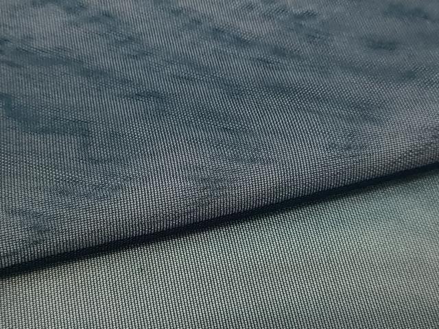 平和屋着物▽上質な小紋　無双　紗×紗　紗袷　霞文　暈し染め　正絹　逸品　未使用　DABI1004sf