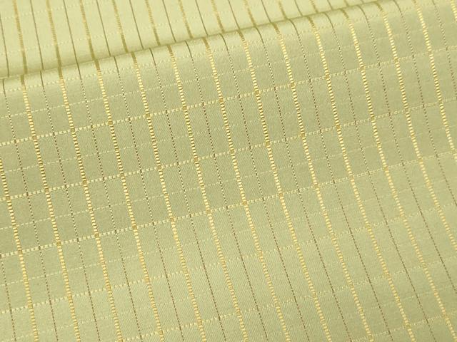平和屋着物▽上質なお召　単衣　吉野間道　正絹　逸品　DABI1012sf