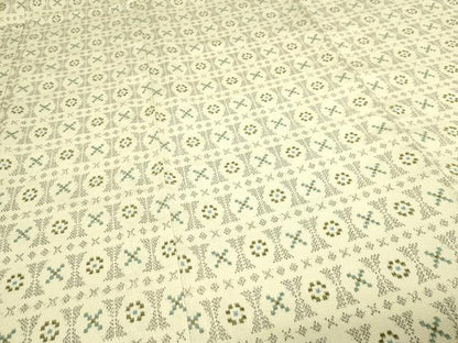 平和屋着物▽本塩沢　単衣　吉祥文　正絹　逸品　DABI1013sf
