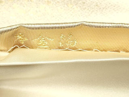 平和屋本店▼六通柄袋帯　錦翔重亀甲文　本金箔　正絹　逸品　DABI1055sf