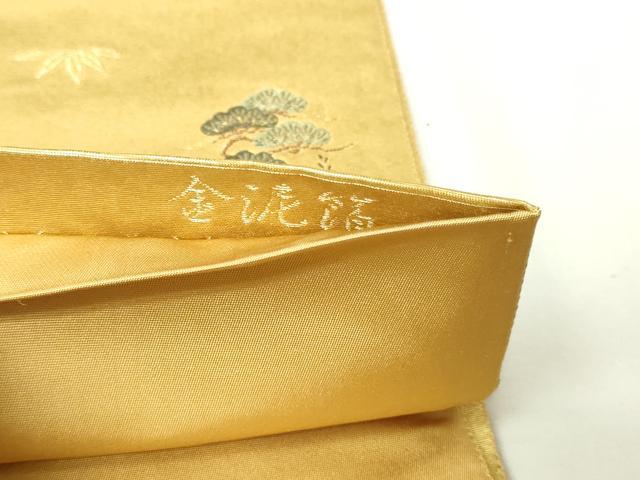 平和屋本店●六通柄袋帯　熊野純絵文　本金箔　金泥箔　正絹　逸品　DABI1062sf
