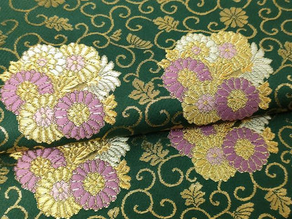 平和屋本店▼西陣　京の名門　じゅらく謹製　帝王紫　六通柄袋帯　あけぼの繭　本金箔　正絹　逸品　DABI1106sf