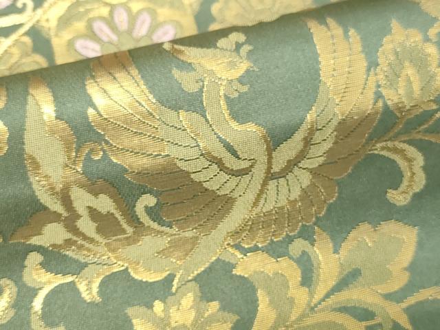 平和屋本店▼六通柄袋帯　唐織　錦京古今　本金箔　正絹　逸品　DABI1134sf