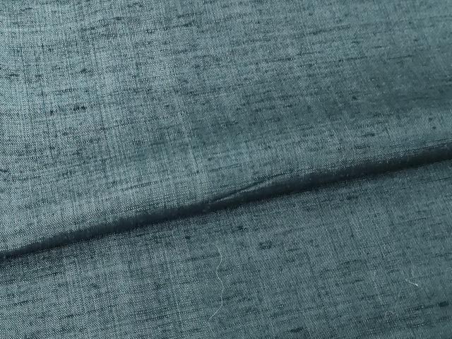 平和屋着物▽上質な紬　単衣　霞文　正絹　逸品　DABI1147sf