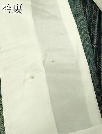 平和屋着物▽上質な紬　単衣　格子　正絹　逸品　DABI1149sf