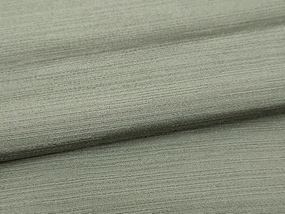 平和屋着物▽男性 お召 単衣 柳煤竹色 キングサイズ 正絹 逸品 DABI1154sf