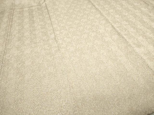 平和屋着物▽名門　藤娘きぬたや・総絞り　小紋　単衣　唐草文　正絹　逸品　DABI1157sf