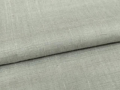 平和屋着物▽上質な紬　単衣　利休鼠色　正絹　逸品　DABI1163sf