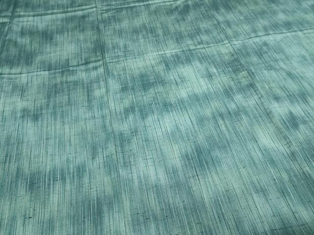 平和屋着物▽上質な紬　単衣　縞　正絹　逸品　DABI1168sf