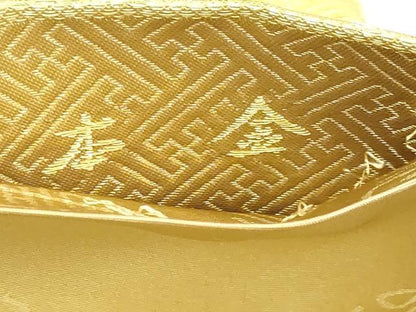 平和屋本店▼六通柄袋帯　寿華　本金　正絹　逸品　DABI1374sf
