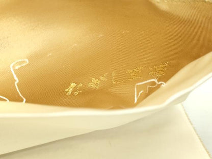 平和屋本店▼西陣　長嶋成織物　ながしま帯　六通柄袋帯　唐織　琳派四季地紙文　本金箔　証紙付き　正絹　逸品　DABI1495sf