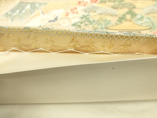 平和屋本店▼六通柄袋帯　唐織　京名所　平安神宮　本金箔　正絹　逸品　DABI1506sf