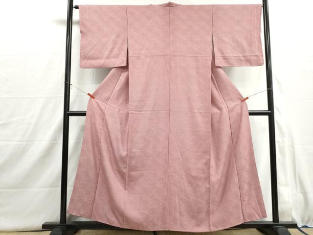 平和屋着物■江戸小紋　立波地紋　霞文　正絹　逸品　DABI1534qa