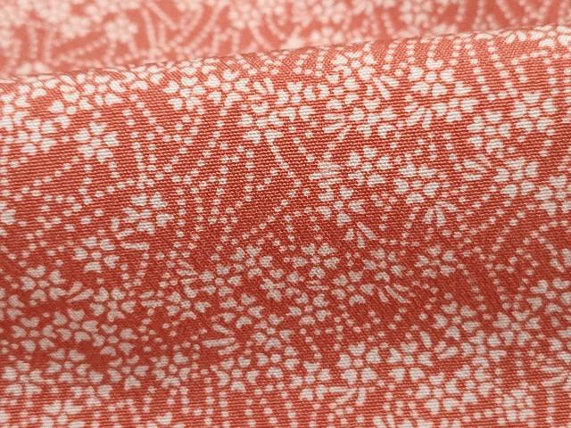 平和屋着物■江戸小紋　桜尽くし文　洗える着物　DABI1551qa