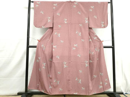 平和屋着物■小紋　蕪　成り物　洗える着物　DABI1557qa