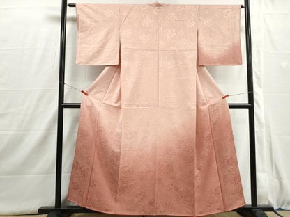 平和屋着物■訪問着　草花地紋　暈し染め　正絹　逸品　DABI1564qa
