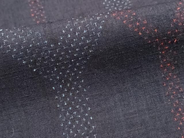 平和屋着物■上質な紬　亀甲文　正絹　逸品　DABI1589qa